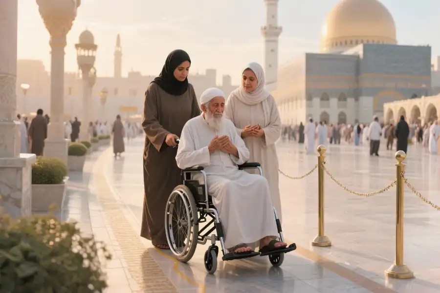 How to Perform Umrah with Senior Parents?