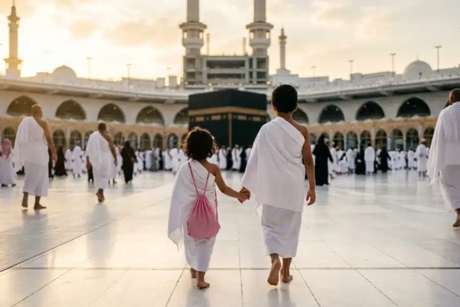 Umrah With Kids In Summer