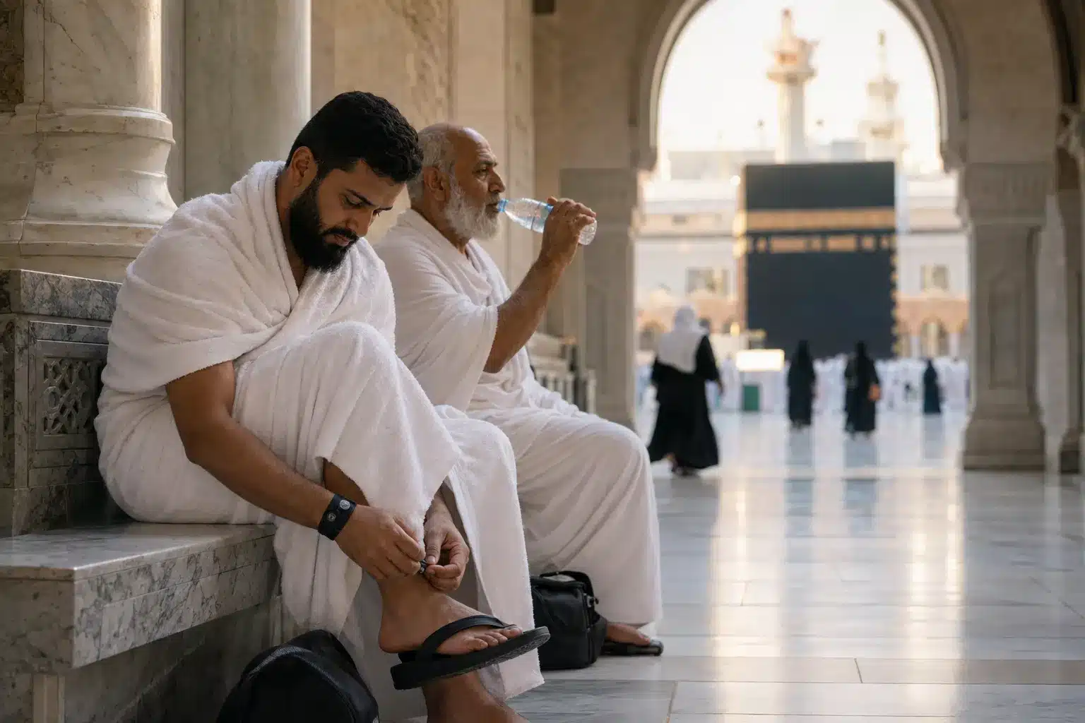 Prepare Before Beginning Tawaf